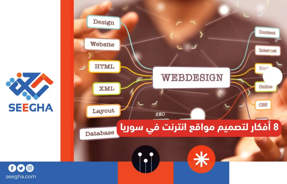 8 أفكار لتصميم مواقع انترنت في سوريا