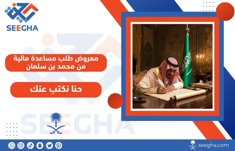 معروض طلب مساعدة مالية من محمد بن سلمان